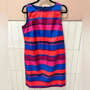 TALBOTS Petite Striped Dress Size 12